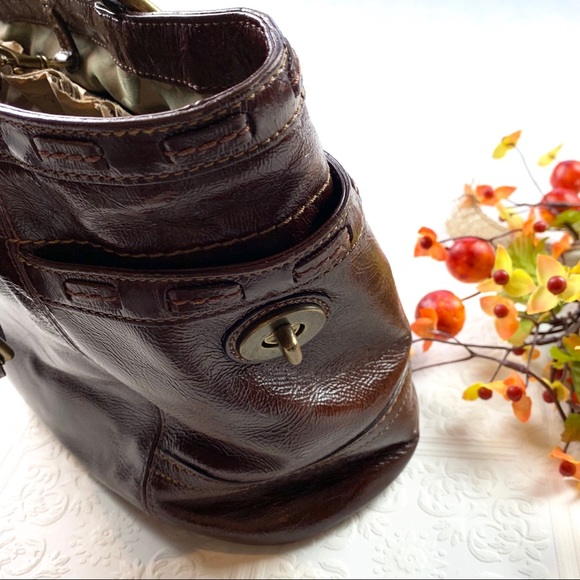 Coach 1941 Gallery Patent Leather Tote - Picture 7 of 8